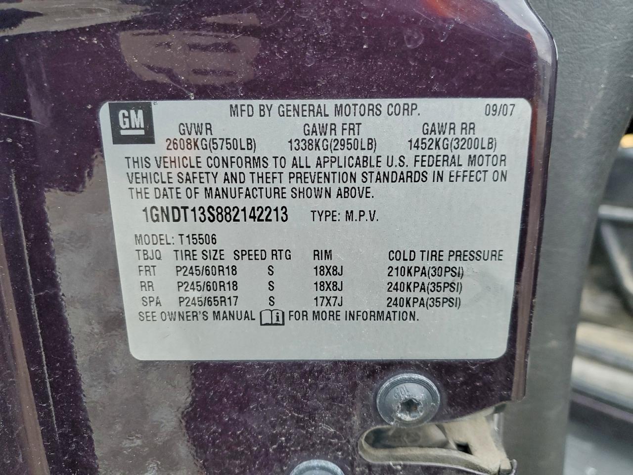 2008 CHEVROLET Trailblazer