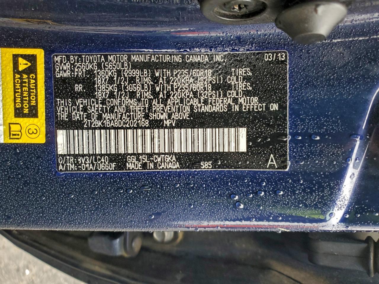 2013 LEXUS RX 350