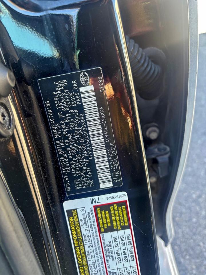 2008 TOYOTA CAMRY