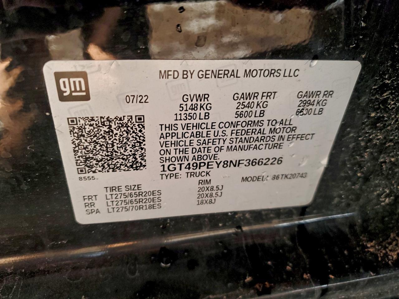2022 GMC Sierra