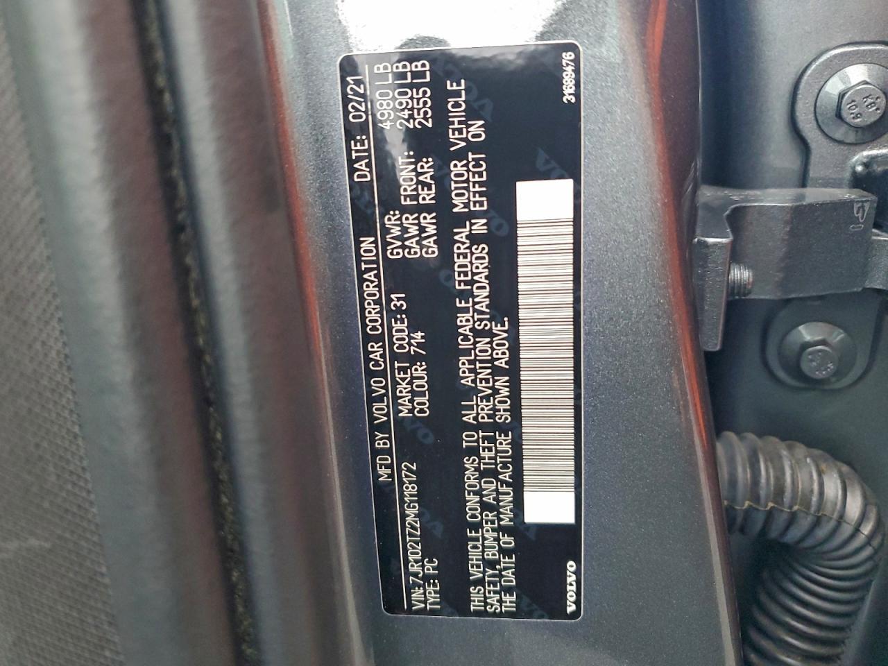 2021 VOLVO S60