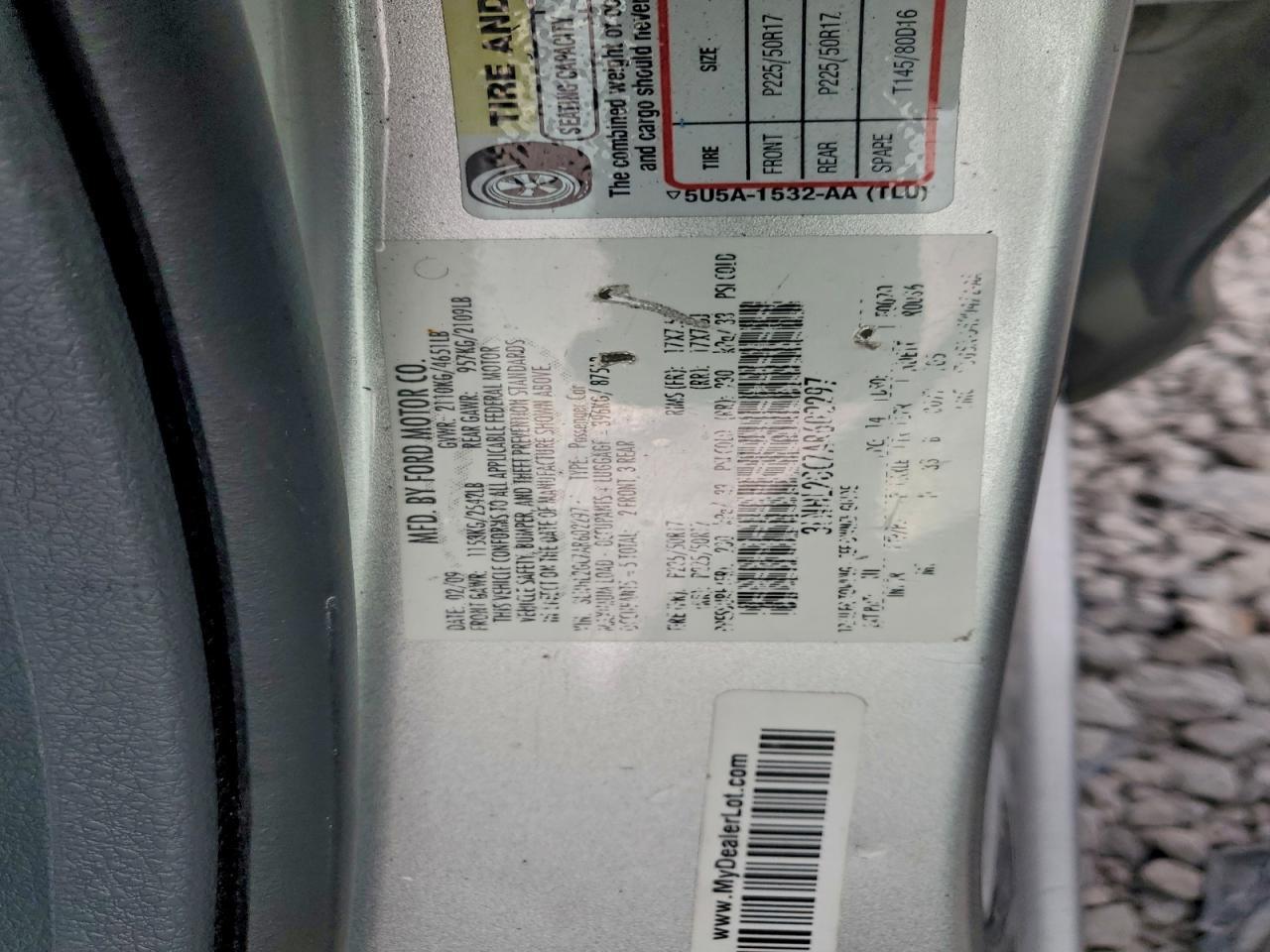 2010 LINCOLN MKZ