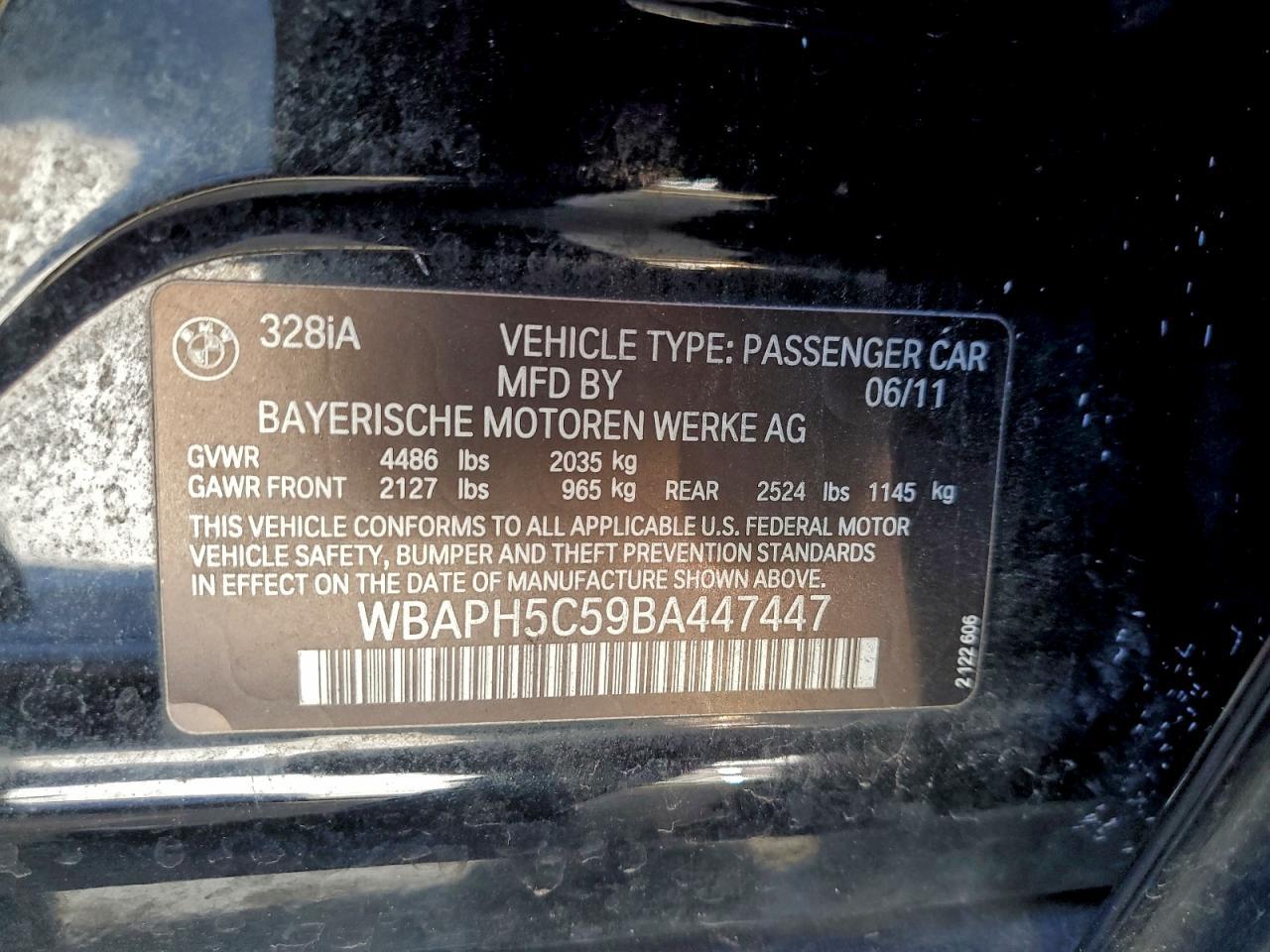 2011 BMW 3 SERIES