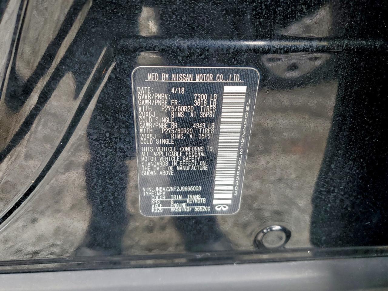 2018 INFINITI QX80
