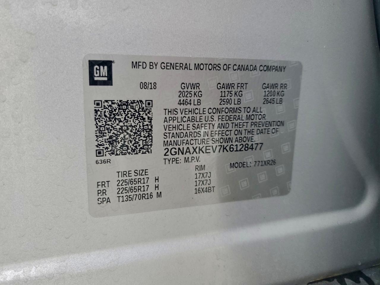 2019 CHEVROLET EQUINOX