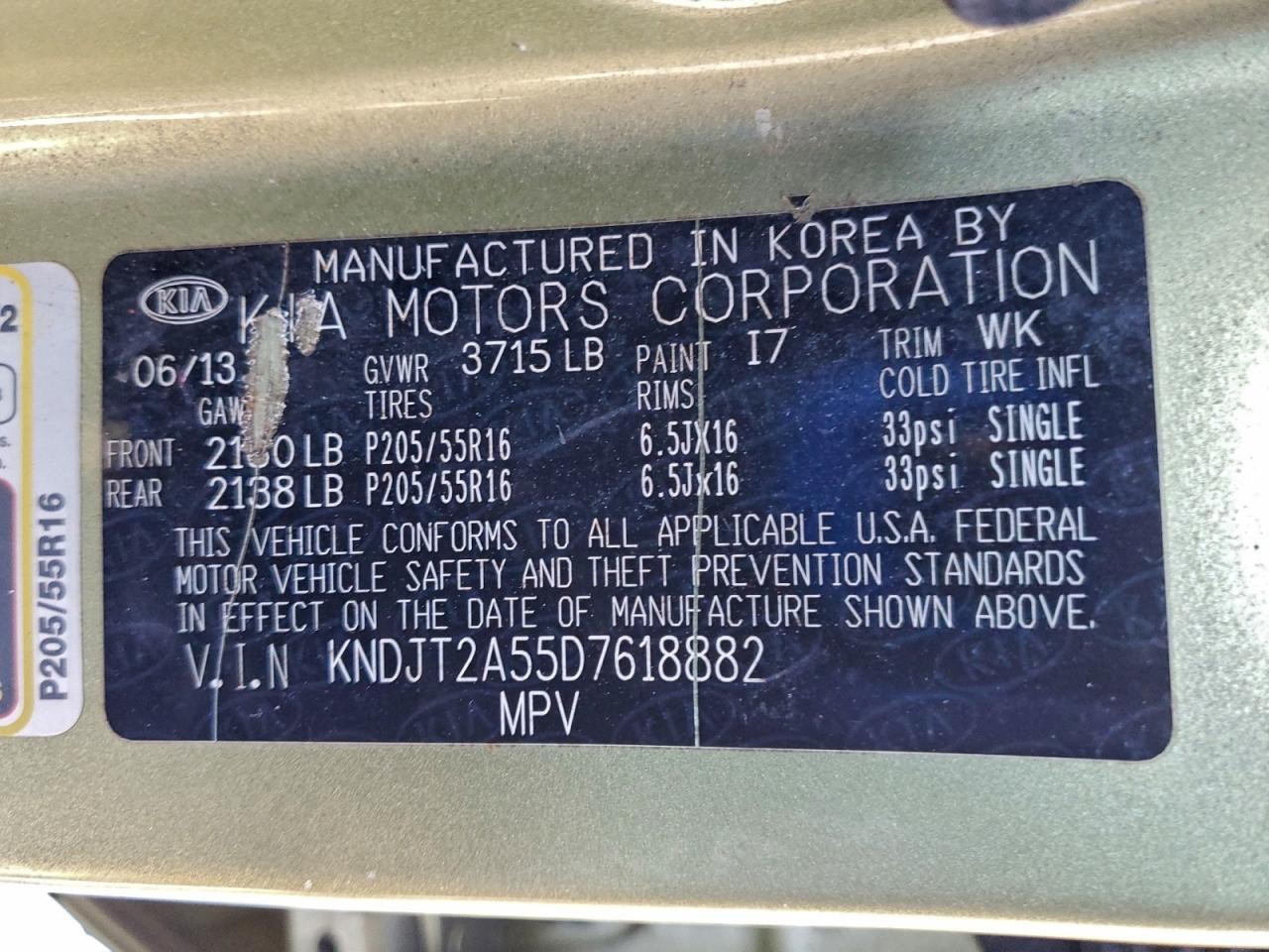 2013 KIA SOUL
