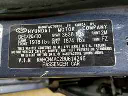 2011 HYUNDAI ACCENT