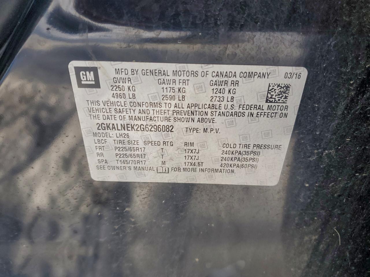 2016 GMC Terrain