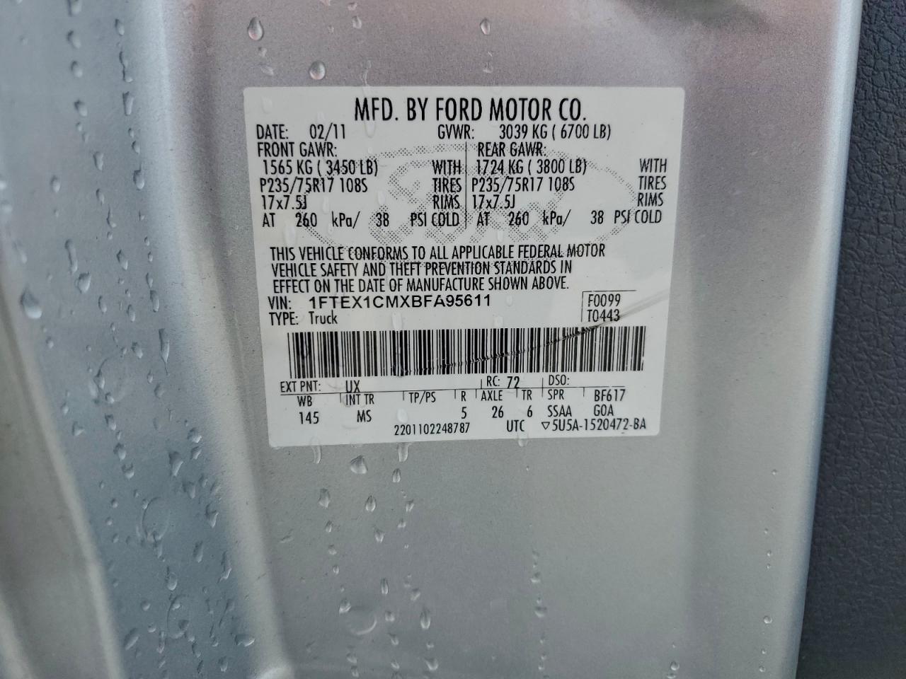 2011 FORD F-150