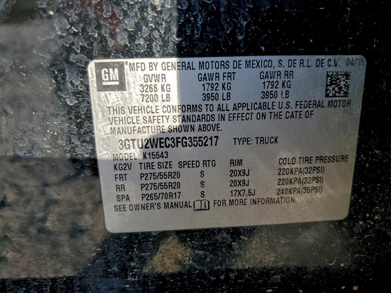 2015 GMC Sierra