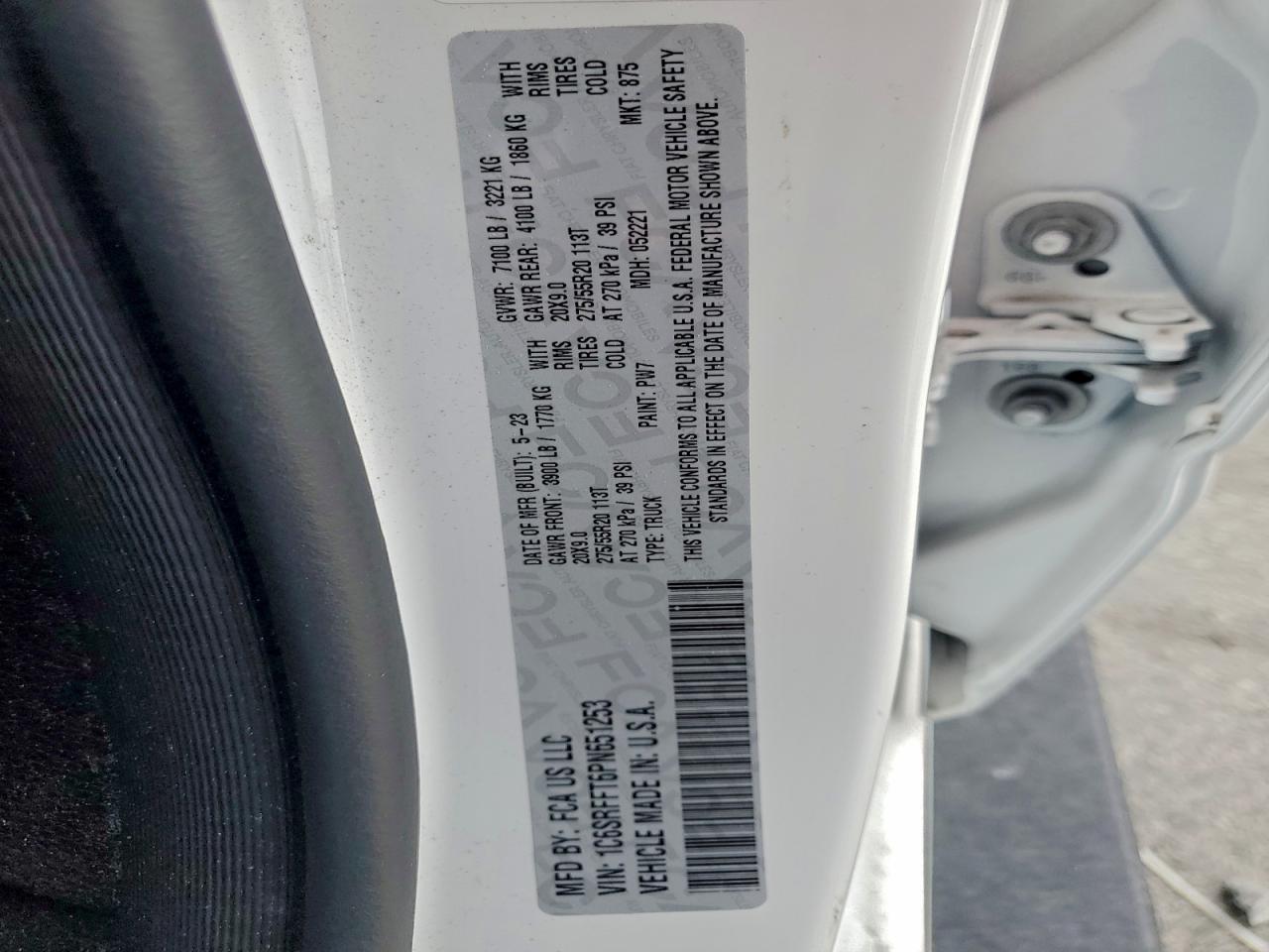 2023 RAM 1500