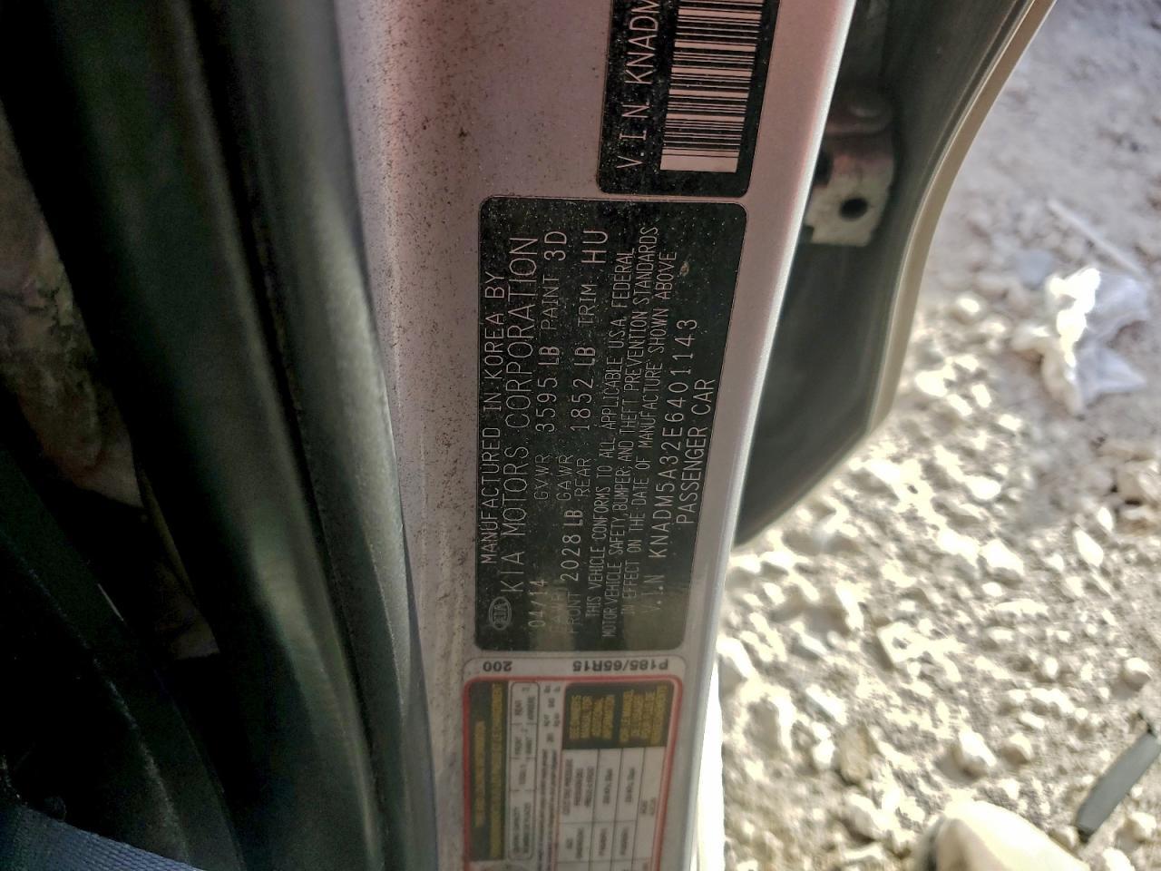 2014 KIA RIO