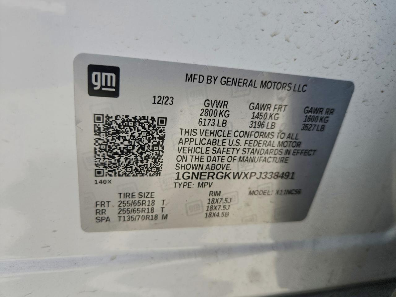 2023 CHEVROLET TRAVERSE