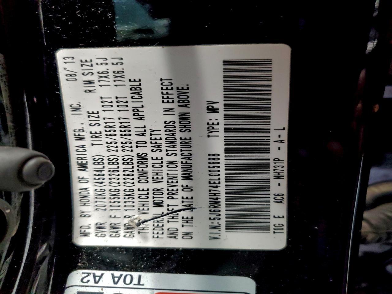 2014 HONDA CR-V