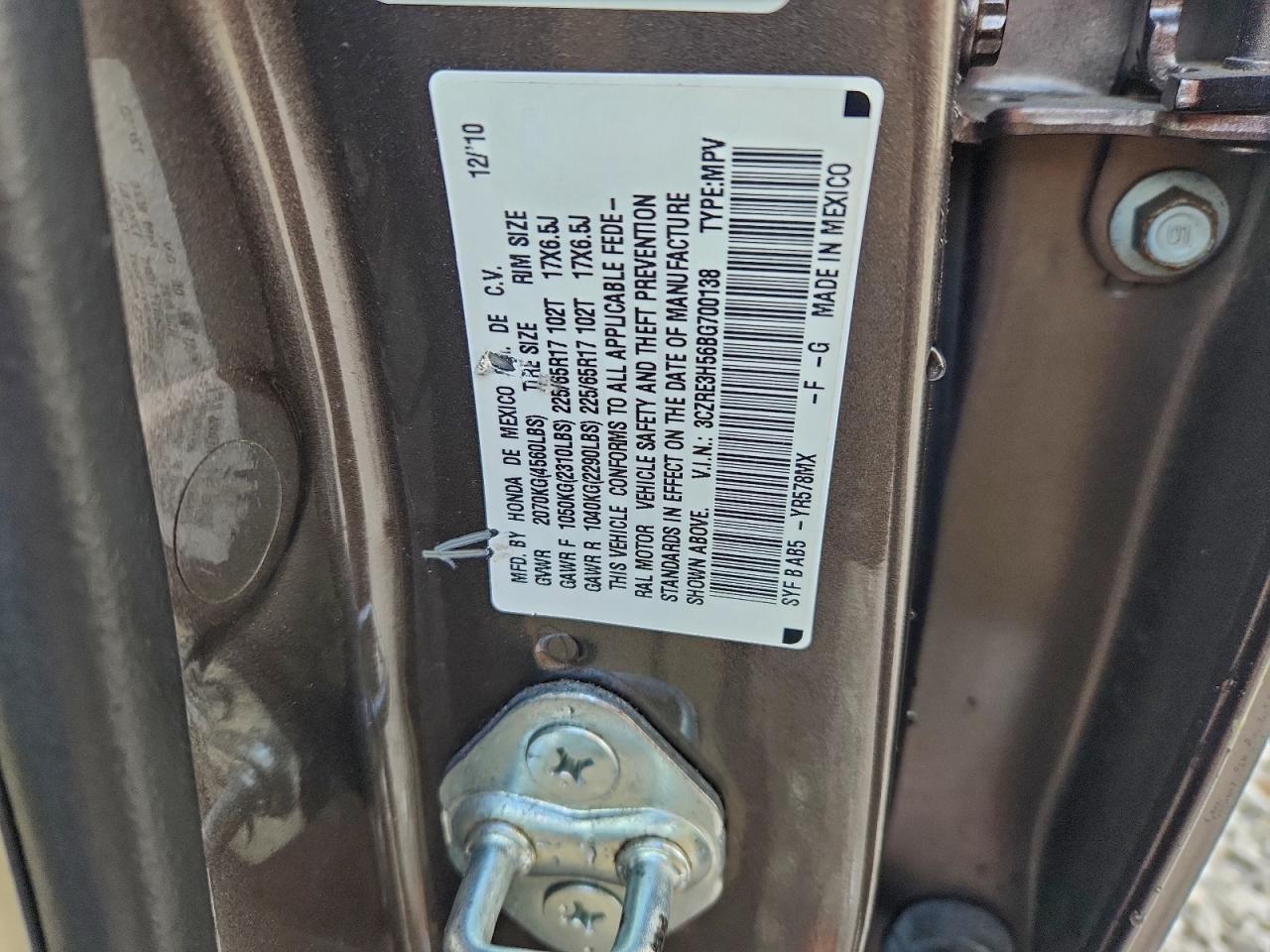 2011 HONDA CR-V