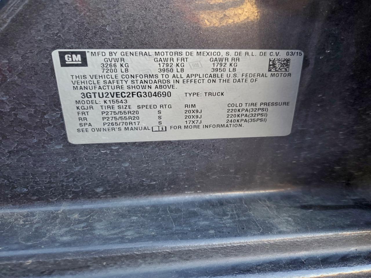 2015 GMC Sierra