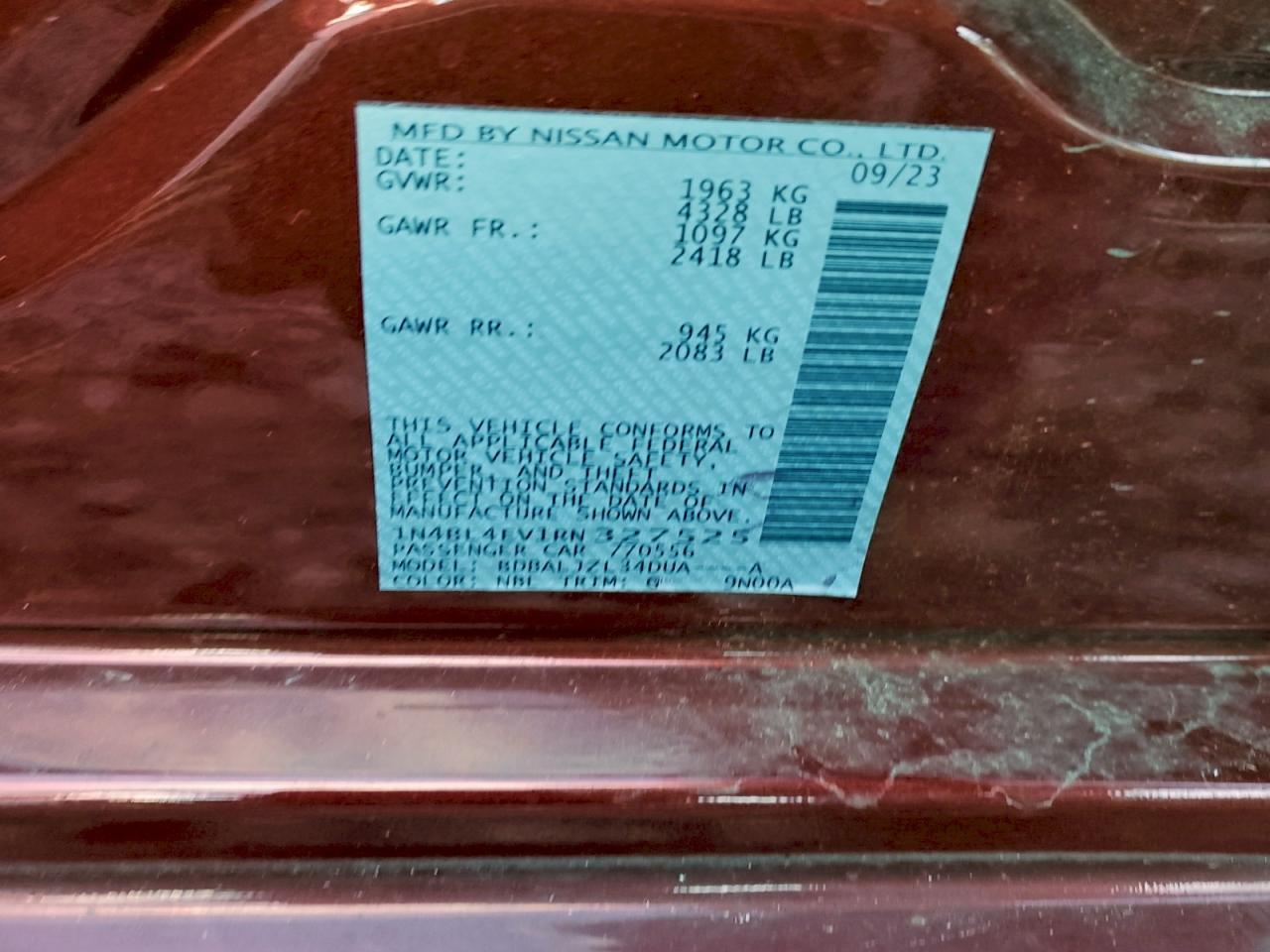 2024 NISSAN ALTIMA