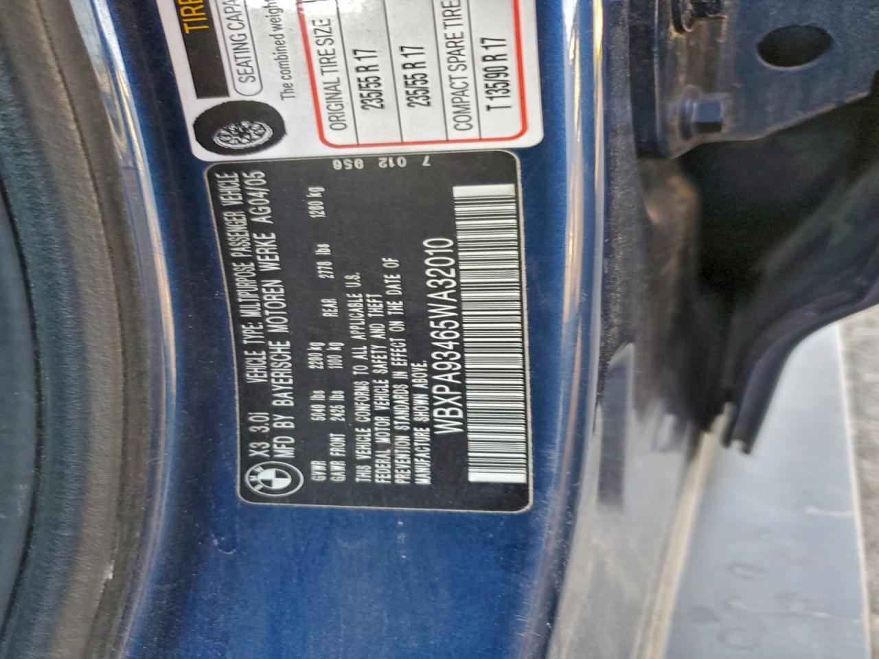 2005 BMW X3