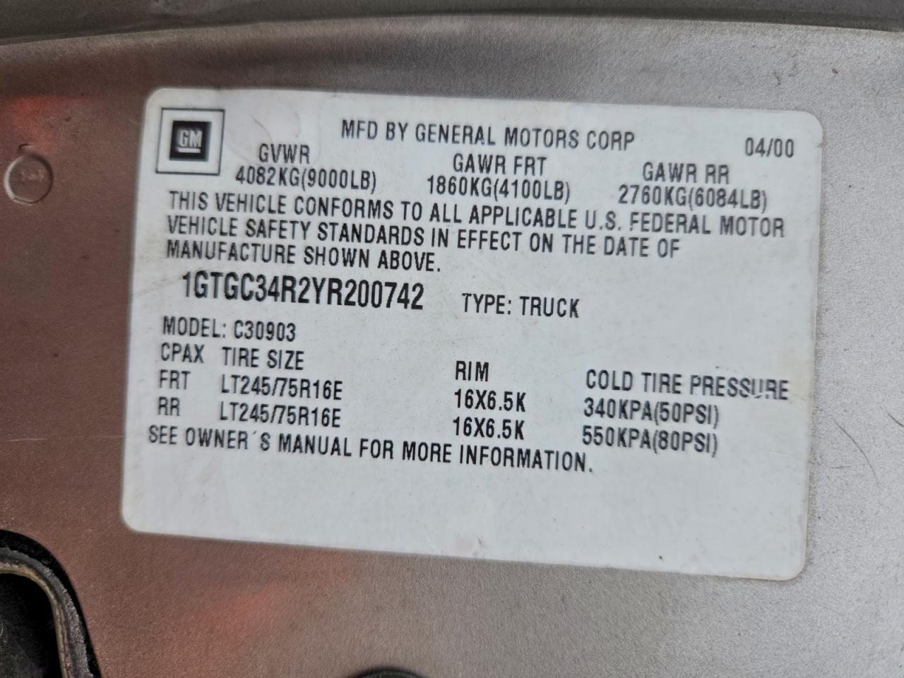 2000 GMC Sierra