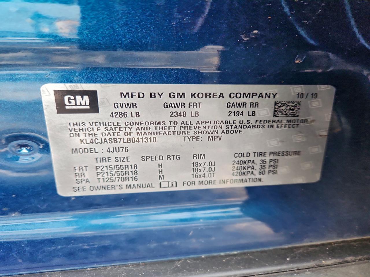 2020 BUICK ENCORE