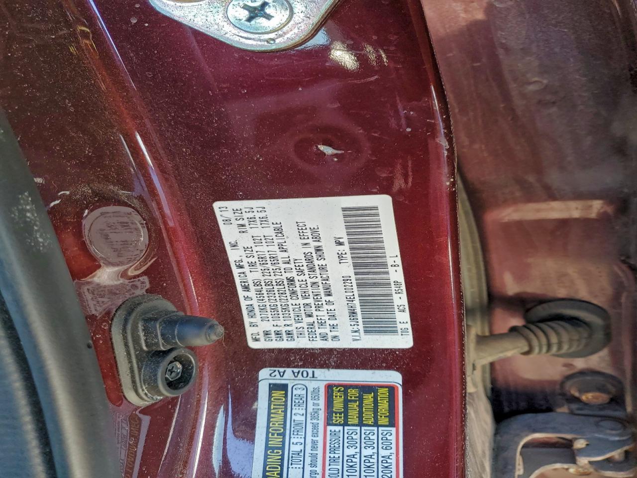 2014 HONDA CR-V