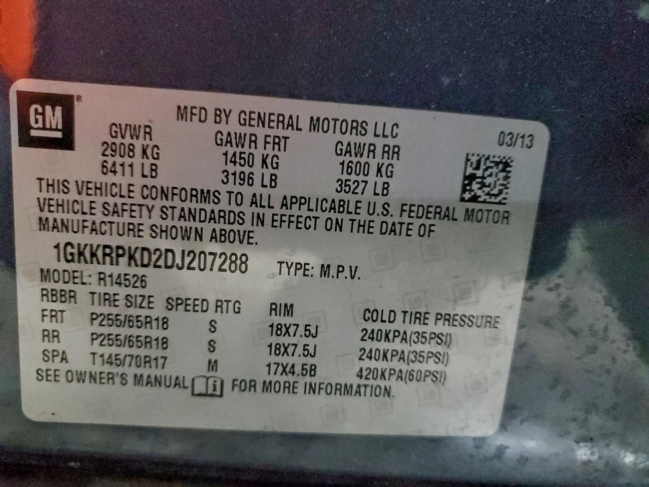 2013 GMC ACADIA