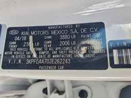 2018 KIA FORTE
