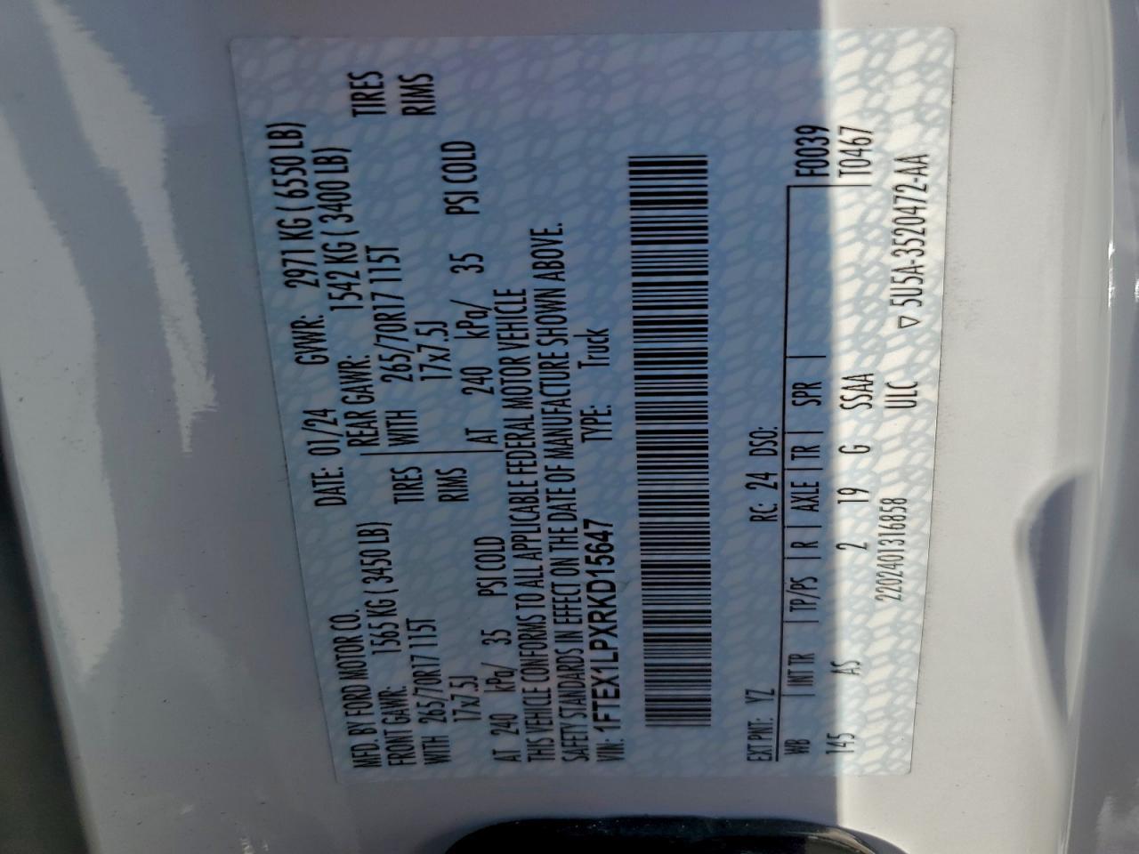 2024 FORD F-150