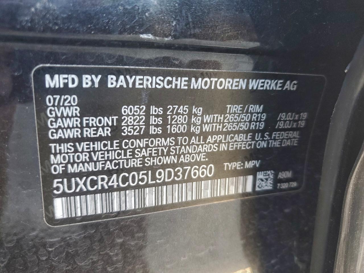 2020 BMW X5