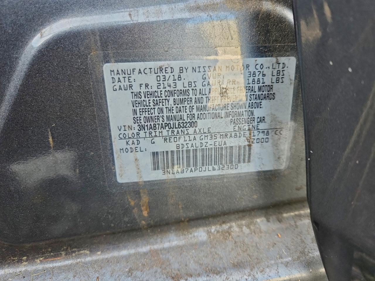 2018 NISSAN SENTRA