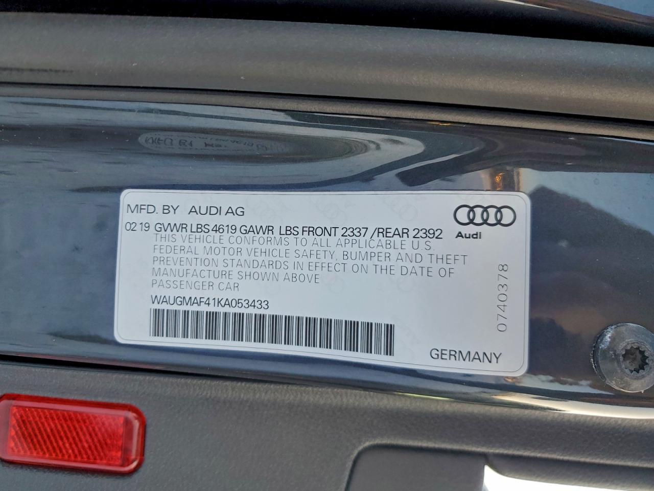 2019 AUDI A4