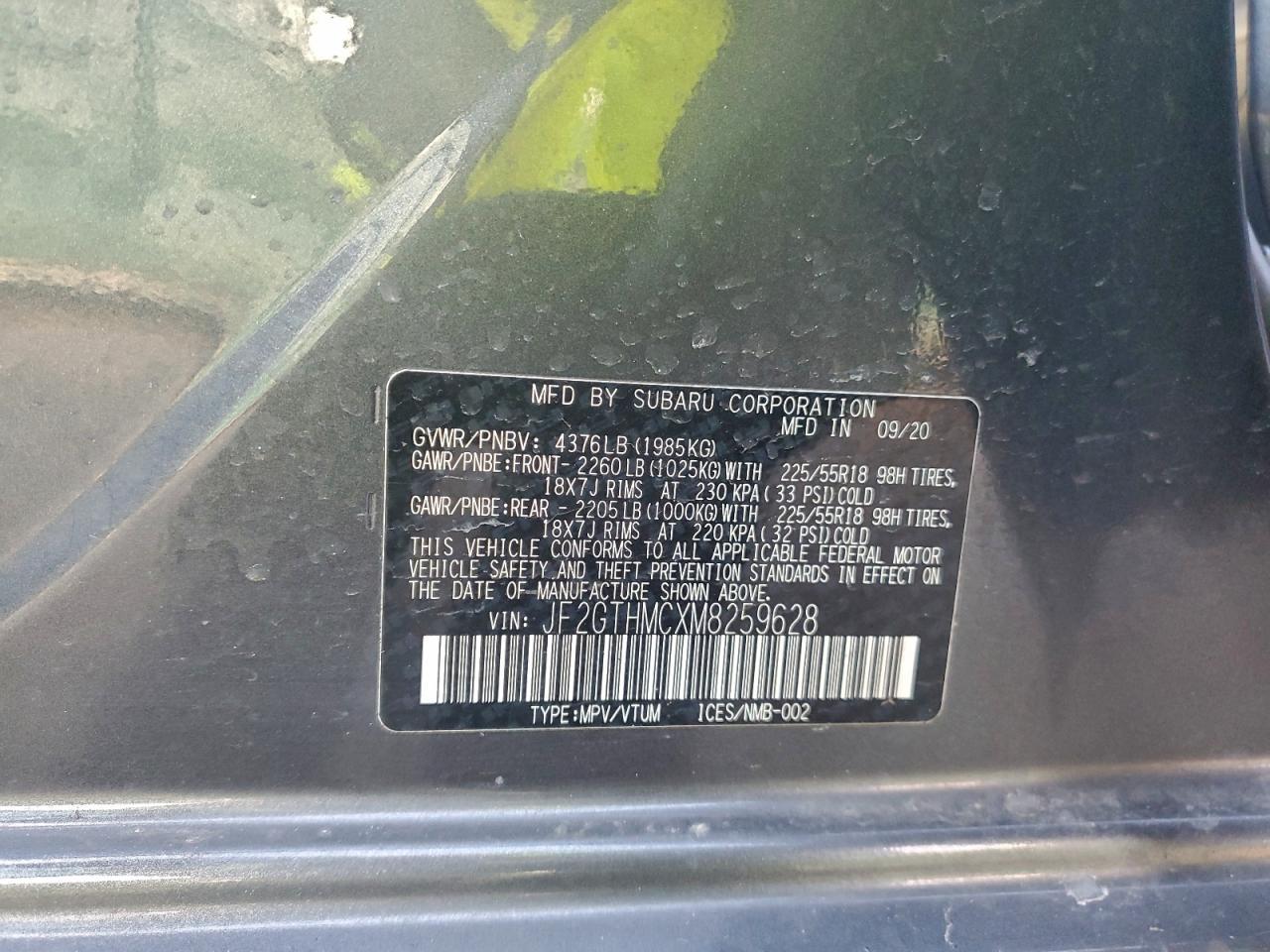 2021 SUBARU Crosstrek