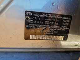 2015 HYUNDAI SONATA