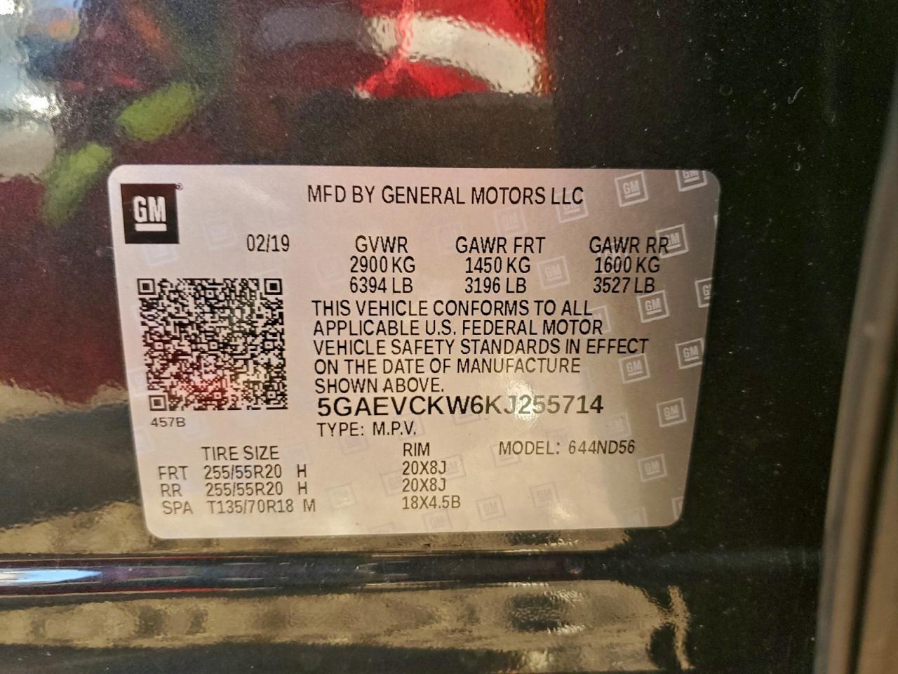 2019 BUICK ENCLAVE AVENIR