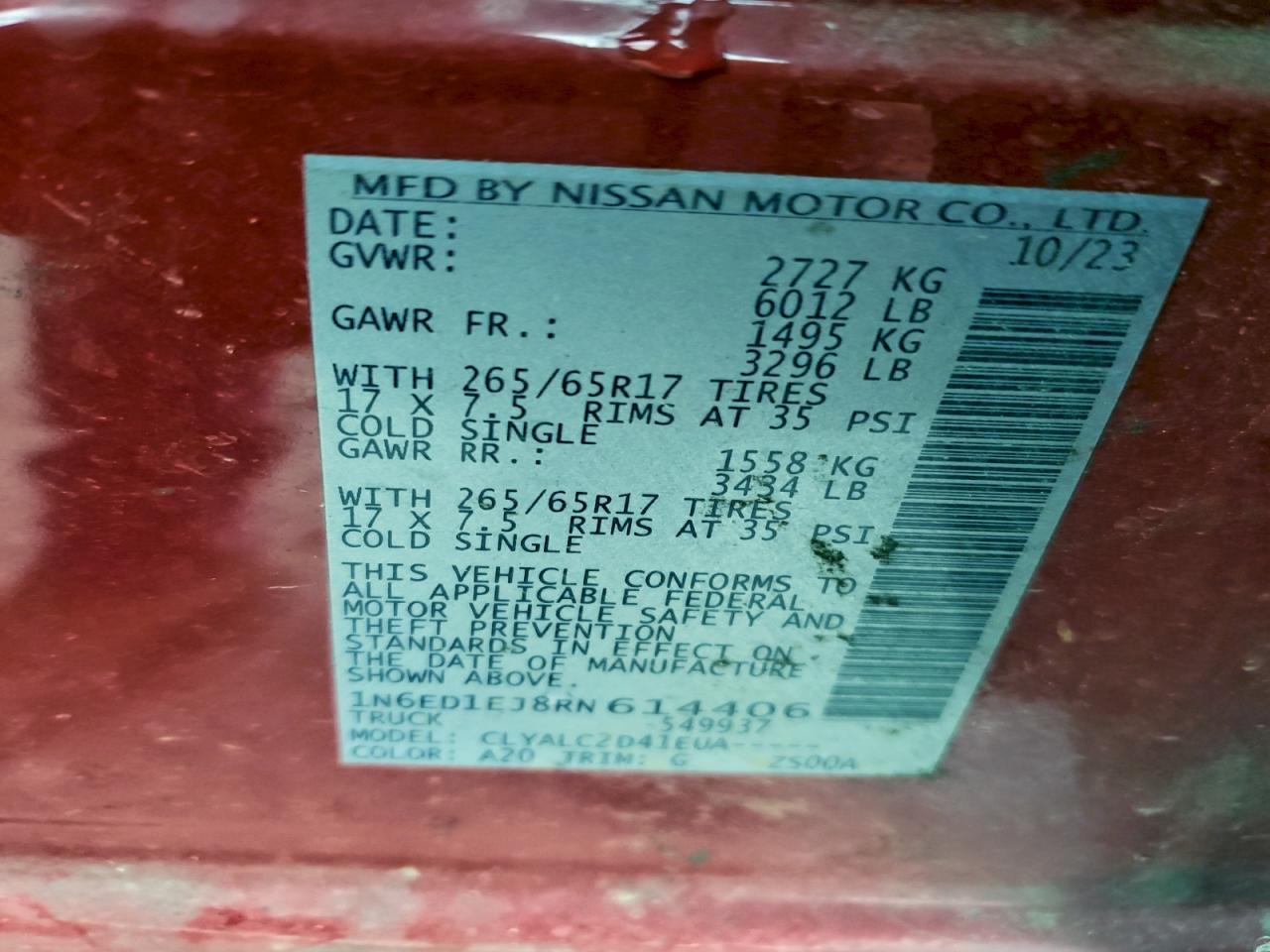 2024 NISSAN Frontier