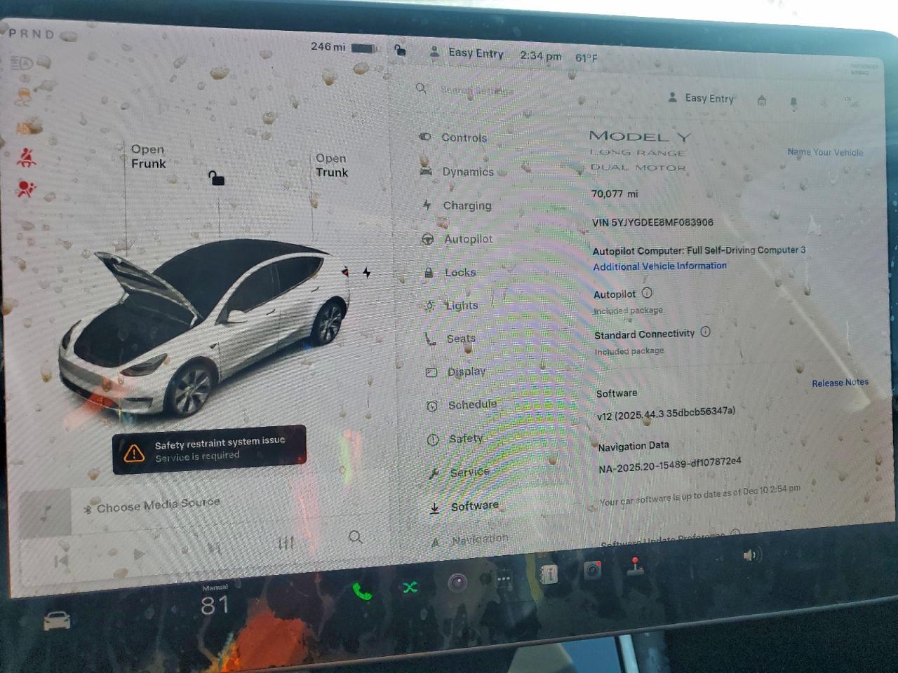 2021 TESLA MODEL Y