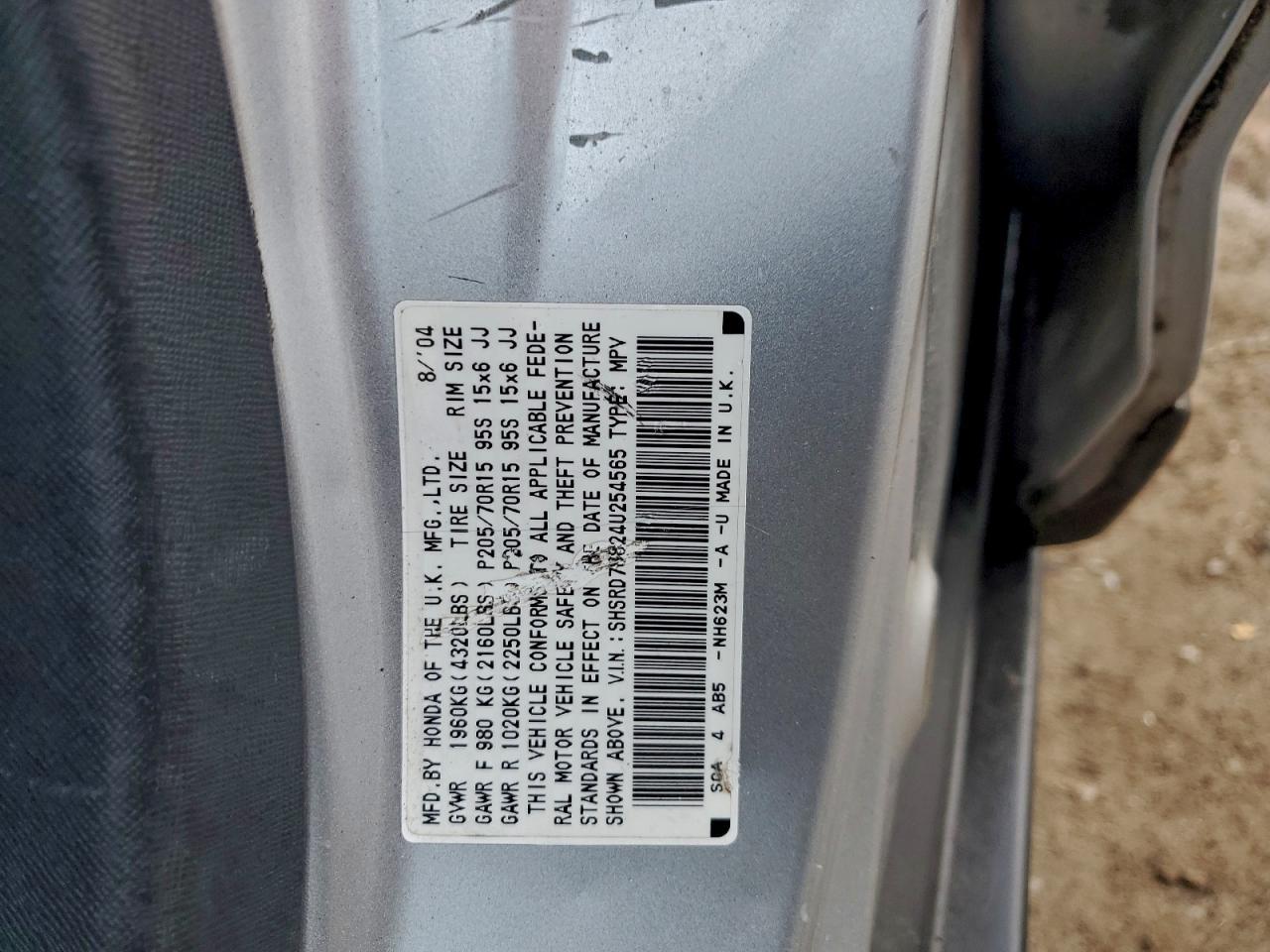 2004 HONDA CR-V