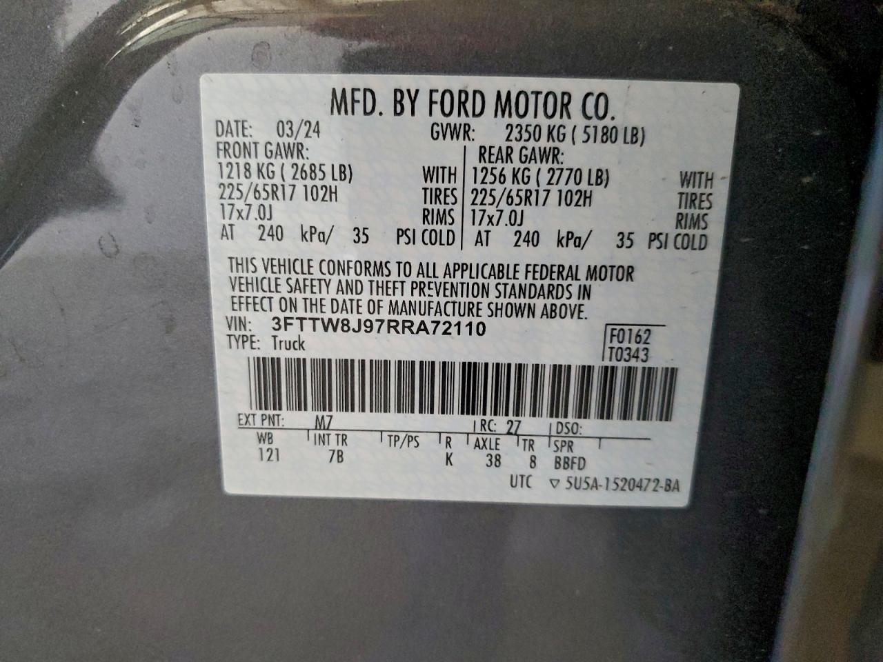 2024 FORD Maverick