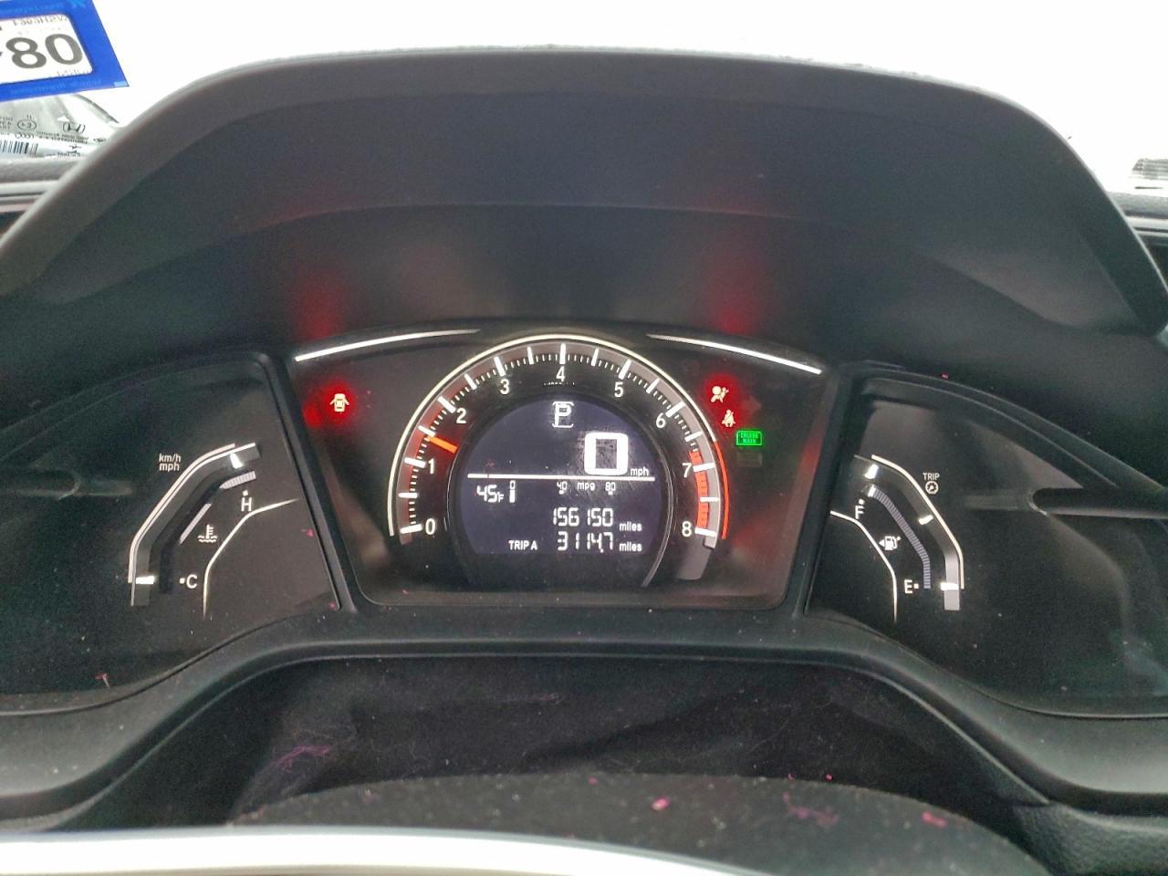 2016 HONDA CIVIC