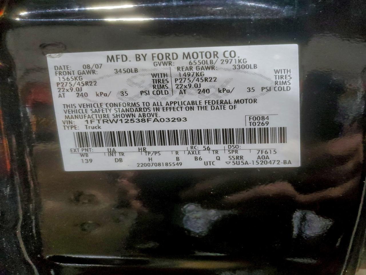 2008 FORD F-150