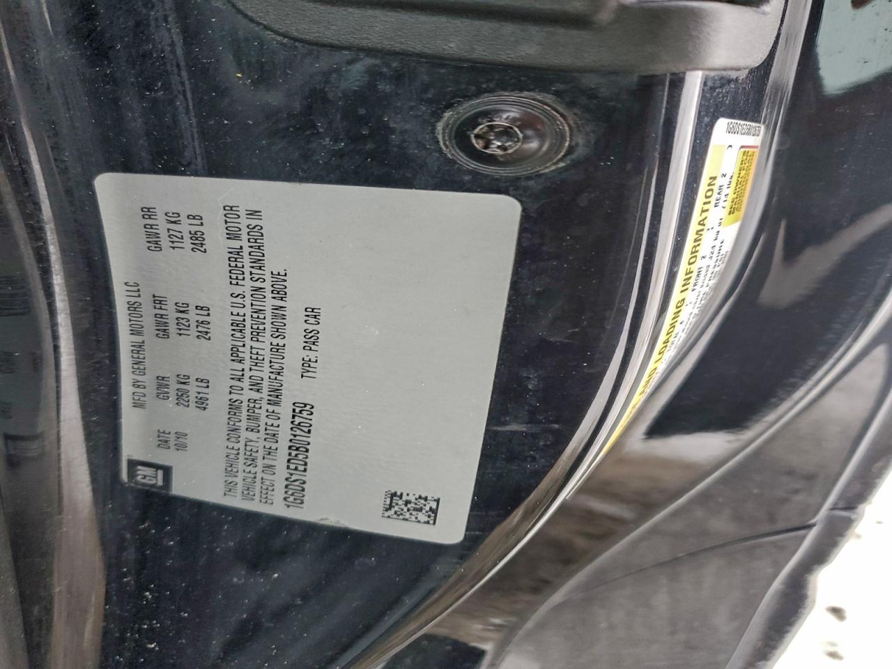 2011 CADILLAC CTS