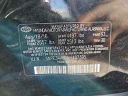 2017 HYUNDAI SONATA