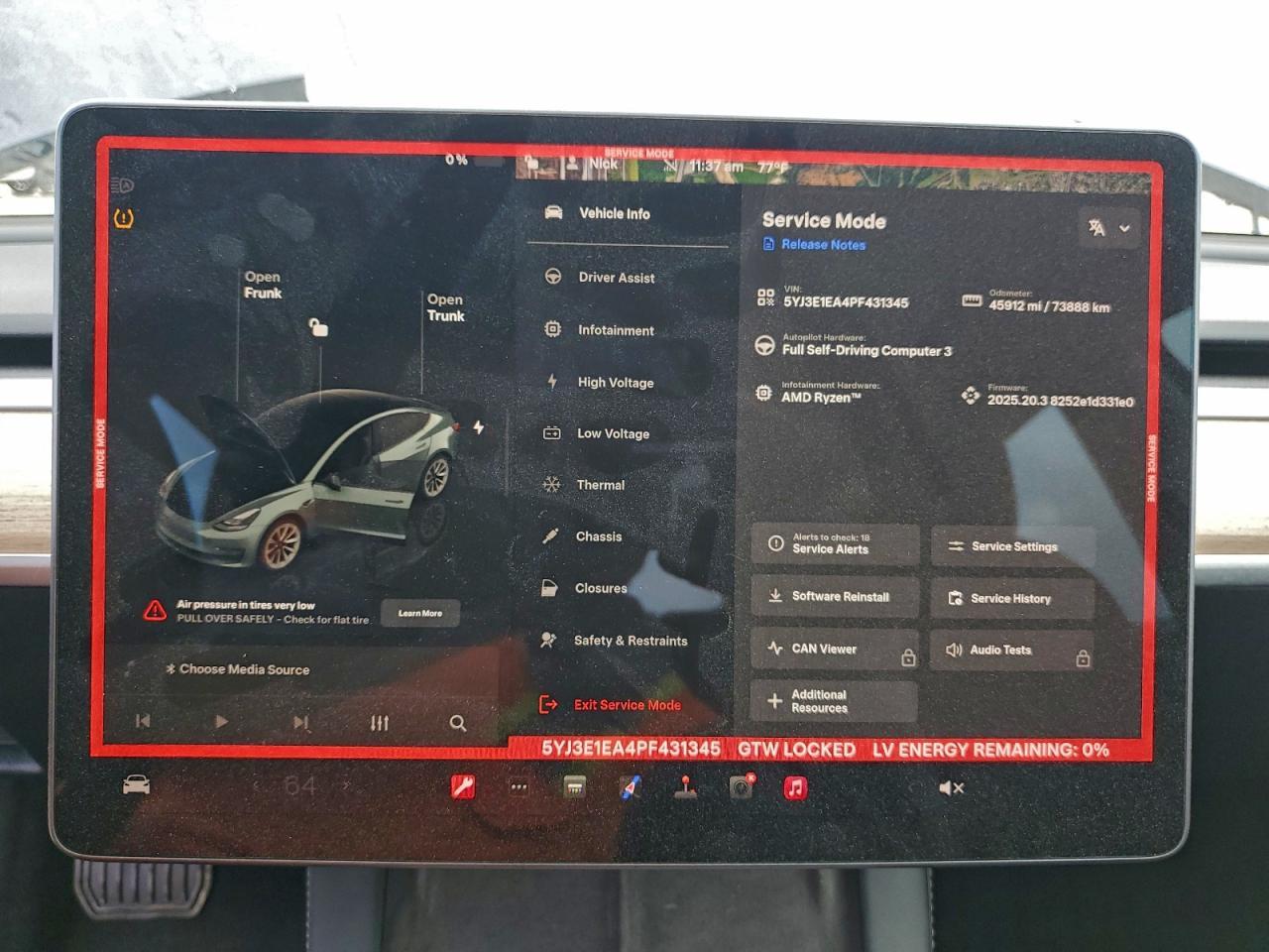 2023 TESLA MODEL 3