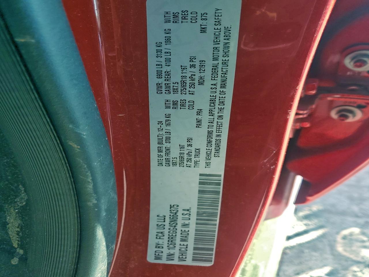 2025 RAM 1500
