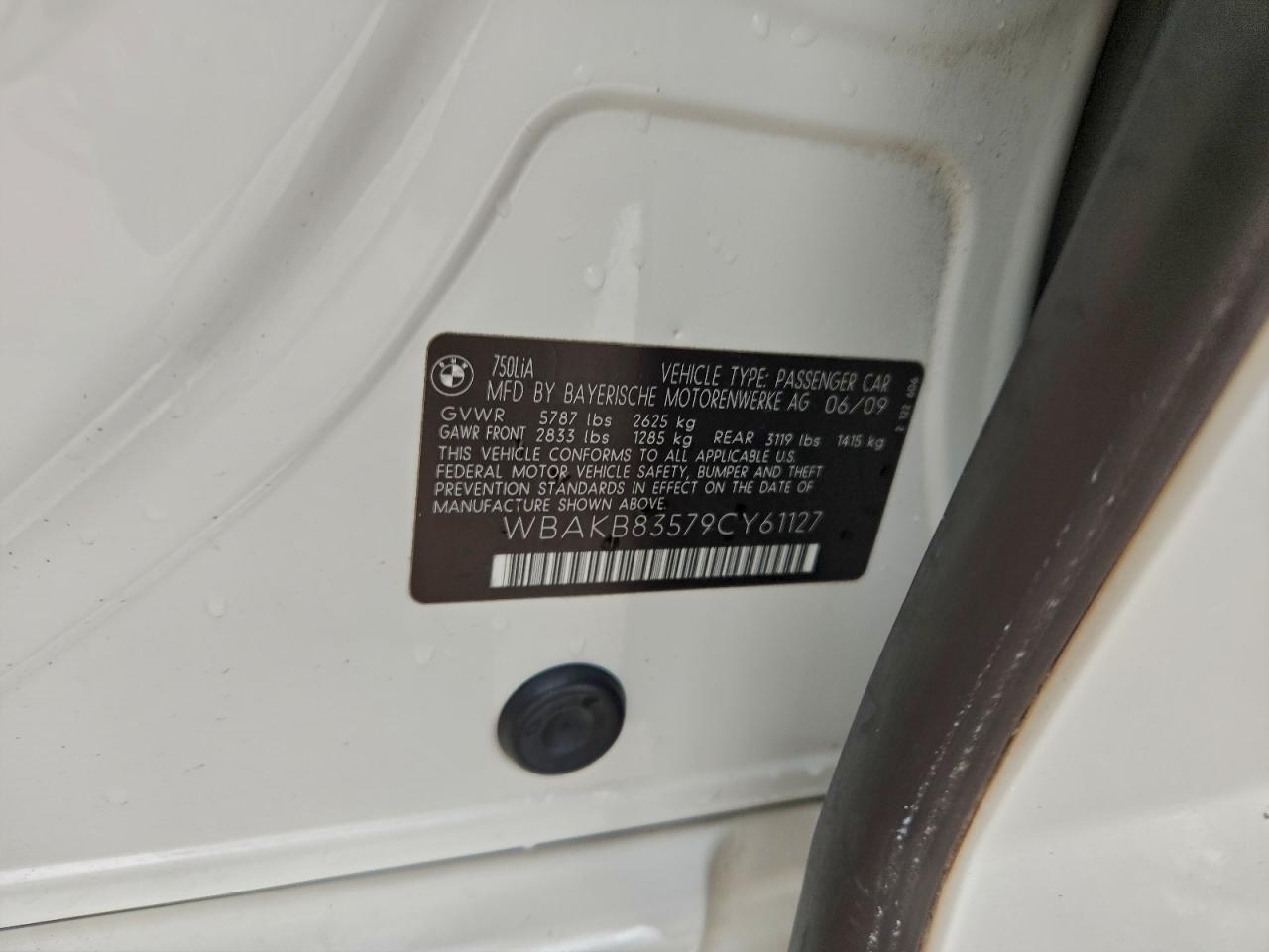 2009 BMW 7 series