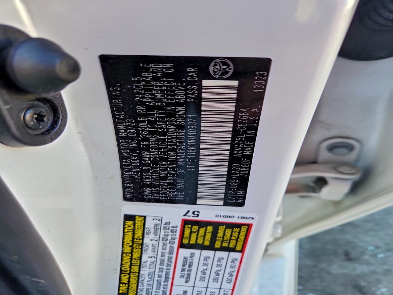2024 TOYOTA CAMRY