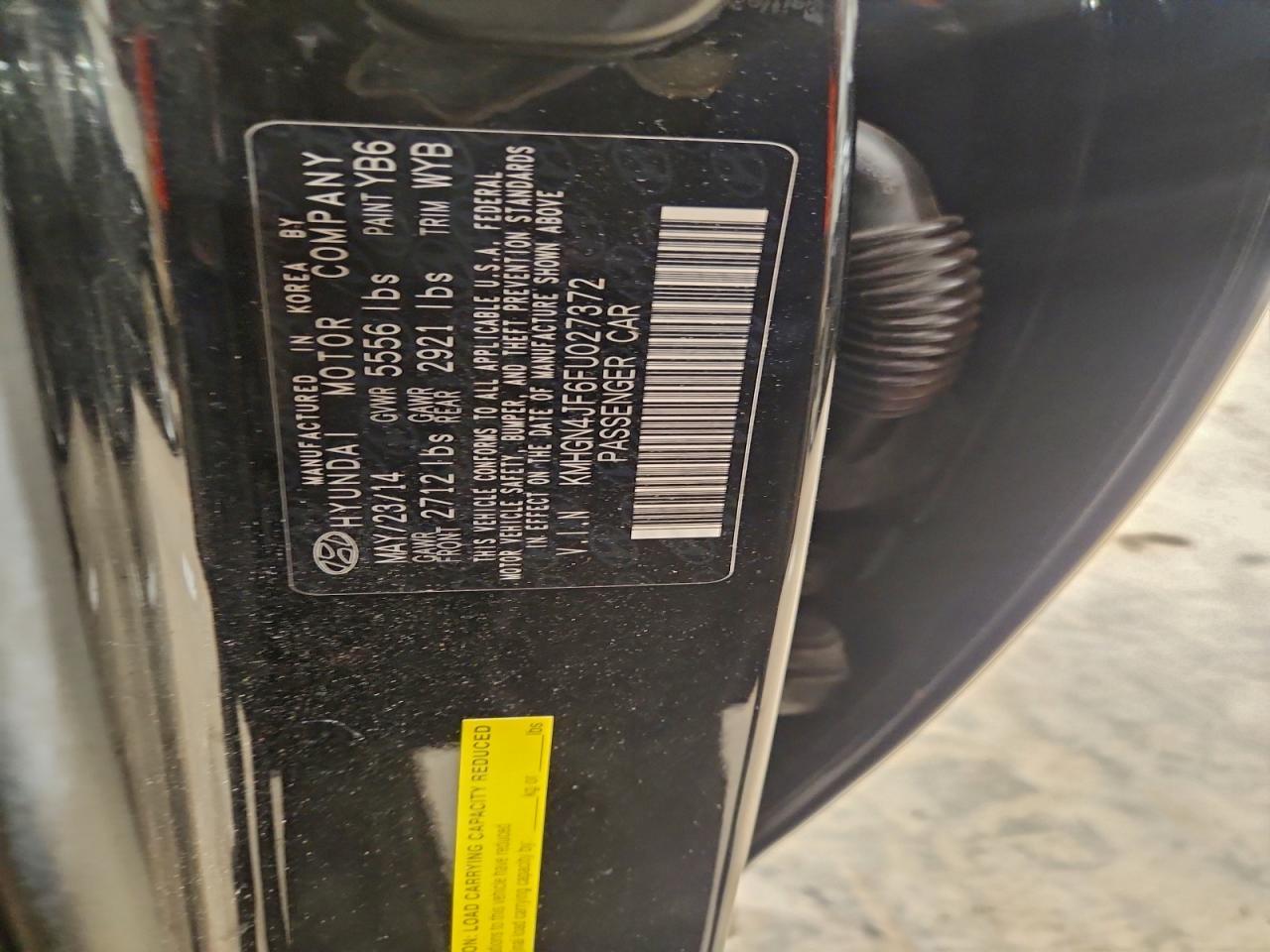 2015 HYUNDAI GENESIS
