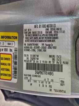 2015 FORD FUSION