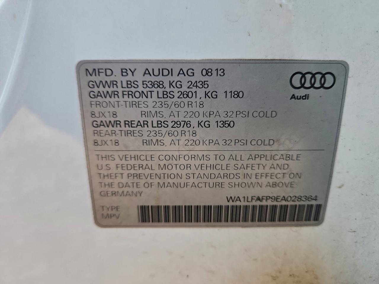 2014 AUDI Q5