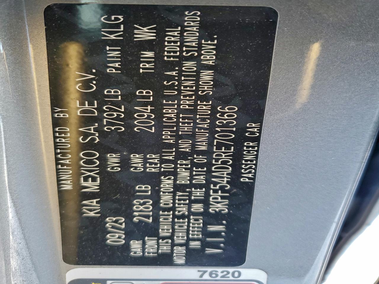 2024 KIA FORTE